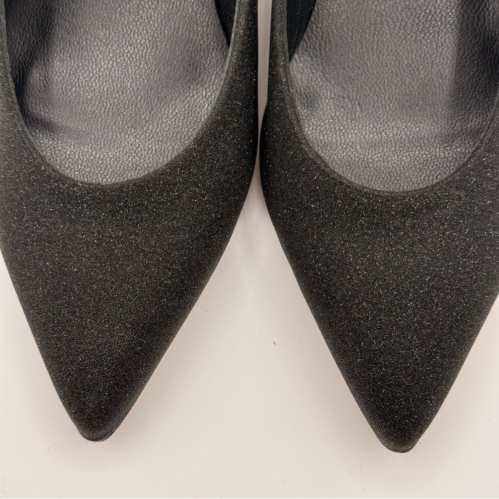 Raphael Sarti Elite Black Sparkle Women's Low Heels Size 37 - Picture 9 of 17
